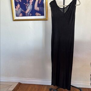 Elegant Black Sleeveless Dress